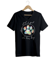 Load image into Gallery viewer, Just a Girl V-Neck