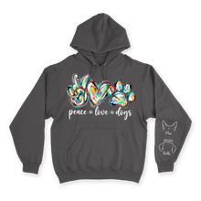 Load image into Gallery viewer, Peace, Love &amp; Dogs - Custom Hoodie