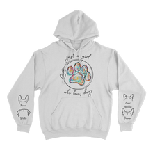 Load image into Gallery viewer, Just a Girl Who Loves Dogs - Custom Hoodie