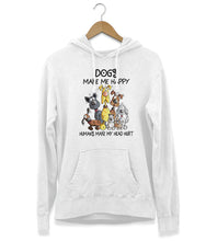 Load image into Gallery viewer, Dogs Make Me Happy Hoodie (Unisex)
