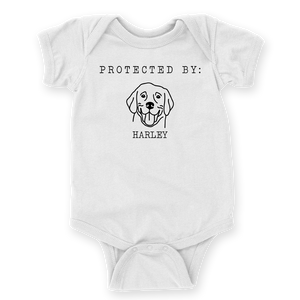 Custom Dog Baby Onesie